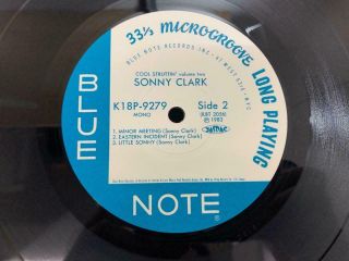 SONNY CLARK COOL STRUTTIN ' VOL.  2 BLUE NOTE KI8P - 9279 MONO JAPAN VINYL LP 5