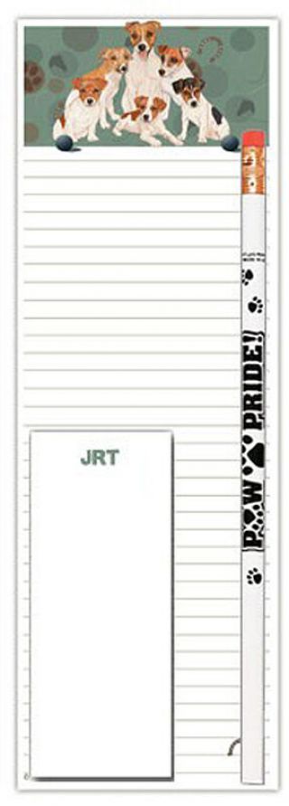 Jack Russell Terrier Notepad & Pencil Gift Set