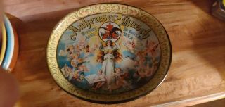 Vintage Offical Product Anheuser Busch 15 " Oval Beer Serving Tray Evc