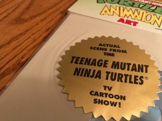 TMNT TEENAGE MUTANT NINJA TURTLES CARTOON TV ANIMATION ART CEL,  BEBOP 77 4
