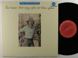 Paul Simon Still Crazy After All These Years Cbs Lp Nm Half - Speed Audiophile
