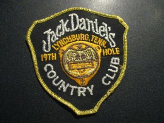 Jack Daniels 19th Hole Country Club 3.  5 " Patch Sew On Craft Beer Brewery Brewing