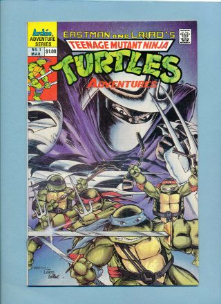 Archie 1989 Tmnt Teenage Mutant Ninja Turtles 1 Comic Book Never Read Look