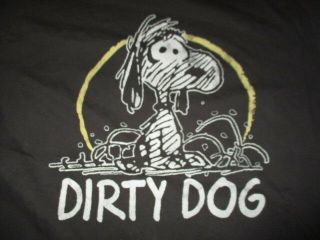 Peanuts Snoopy " Dirty Dog " (4xl) T - Shirt