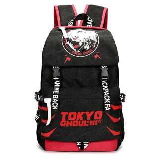 Tokyo Ghoul Kaneki Ken Canvas Backpack Laptop Rucksack Satchel Casual School Bag
