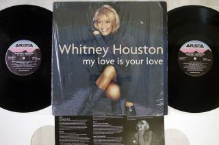 Whitney Houston My Love Is Your Love Arista 07822 19037 - 1 Us Shrink Vinyl 2lp
