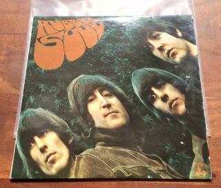 The Beatles Rubber Soul 12” Vinyl Lp 1965 Parlophone Pmc1267 Mono Xex579 - 4