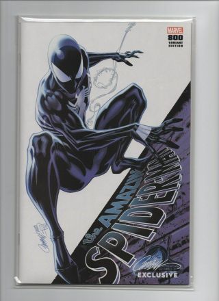Spider - Man 800i (trade Dress) J Scott Campbell Black Suit Variant Cover