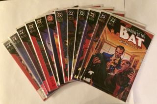 Batman Comic Dc,  1993 - Shadow Of The Bat,  Issues: 1 - 13,  Near In Sleeve