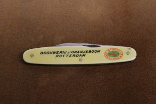 Oranjeboom Beer Vintage Pocket Knife Advertising Brewery Netherlands Holland