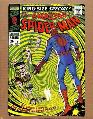 Spider - Man Annual 5 - Near 9.  0 Nm - Avengers Marvel Comics