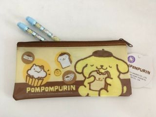 Pompompurin Cute Cartoon Pencil Bag Pen Case,  Felt Students Stationery