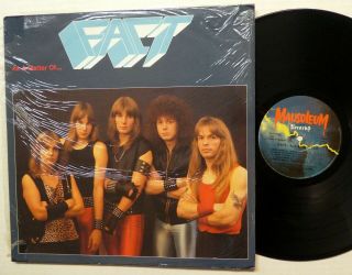 Fact As A Matter Of Lp - 1984 Belgium Press Female Fronted Heavy Metal Rp657