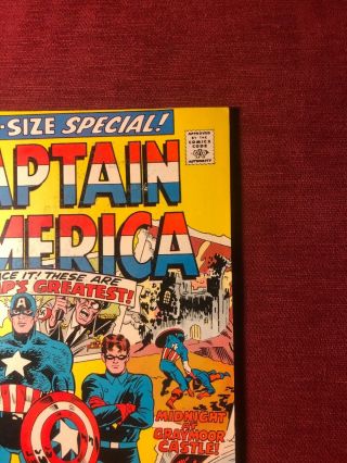 Captain America KING - SIZE SPECIAL 1 (Marvel Comics 1970) The Origin of Cap 5