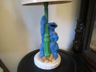 Vintage Sesame Street Cookie Monster Lamp Ernie Bert Snuffleupagus Count bedroom 2