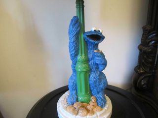 Vintage Sesame Street Cookie Monster Lamp Ernie Bert Snuffleupagus Count bedroom 3