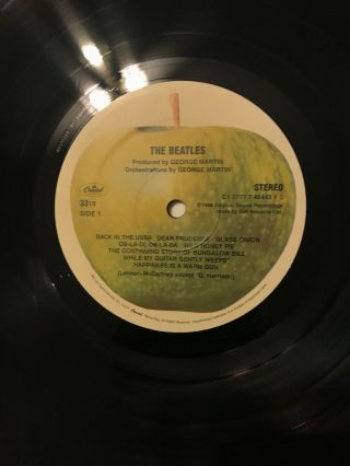 The Beatles [White Album] LIMITED EDITION Vinyl,  1995 C1 - 46443.  Shrink COND 5