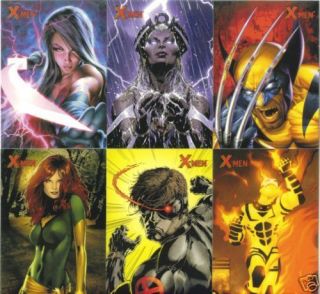 2009 X Men Archives Marvel Comic Trading Card Set
