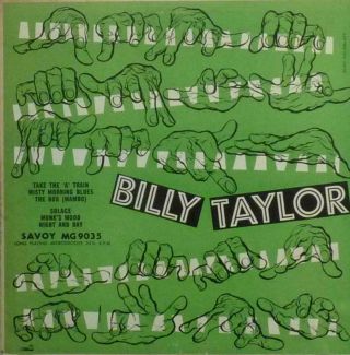 Billy Taylor – Jazz Pianist – Savoy Mg 9035 – M - /ex – 10 - Inch Lp – Dg - Mono