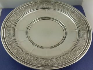 Sterling International 10 " Footed Cake Plate / Dish Wedgwood No Mono