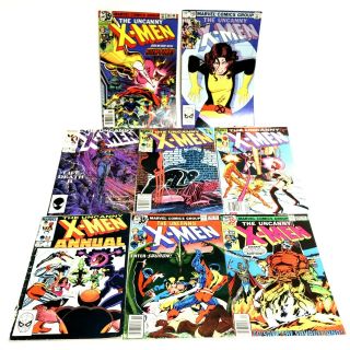 8 Marvel Comics The Uncanny X - Men Comic Books Annual 115 116 118 168 189 196 198