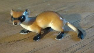 Vintage Hagen Renaker Black Footed Ferret Wildlife Miniature Animal Figurine
