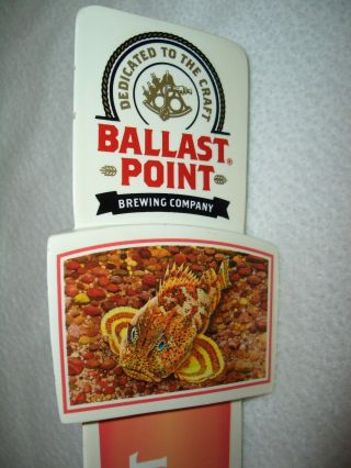Ballast Point Brewing Co Beer Tap Handle Crafted In SanDiego Grapefruit Sculpin 3