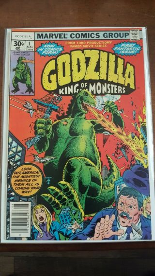 Godzilla King Of The Monsters (1977) Comic 1 - First Issue - Nm