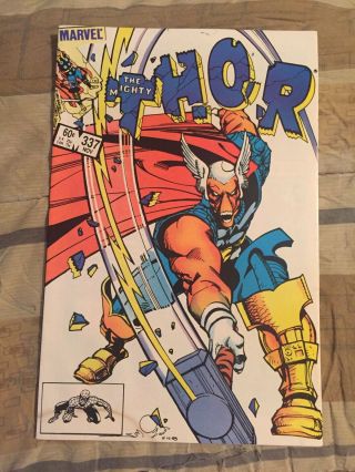 The Mighty Thor 337 1st Beta Ray Bill Gotg3 Hot Book [marvel Comics]