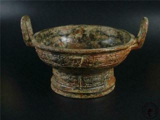 Large Old Chinese Bronze Made Incenser Burner Statue Pot Collectibles