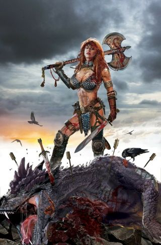 Red Sonja: Birth Of The She Devil 1 Gallagher Virgin Exclusive