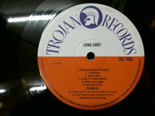 THE PIONEERS Long Shot LP UK 1st press Rocksteady Reggae RARE 3