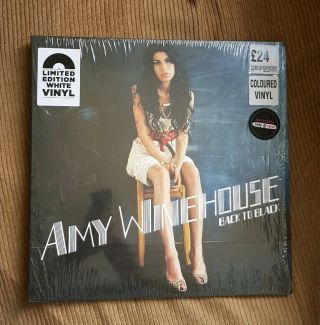 Amy Winehouse - Back To Black White Vinyl Limited Edition Rare
