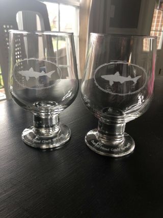 Dogfish Head Craft Brewery Beer Glasses Set Of 2