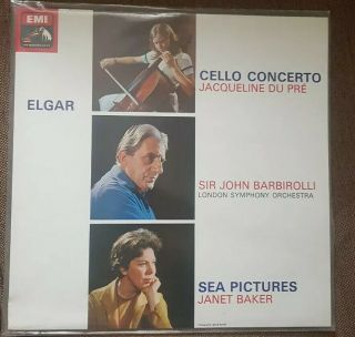 Asd 655 S/c Elgar Cello Concerto Jacqueline Du Pre - Sir John Barbirolli / Lso