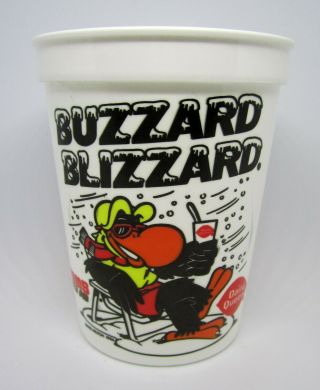 Wmms Radio Cleveland Buzzard Dairy Queen " Buzzard Blizzard " Cup