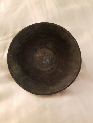 CHINESE MING BRONZE BOWL WITH RELIEF MYSTICAL DRAGONS 3