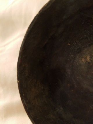 CHINESE MING BRONZE BOWL WITH RELIEF MYSTICAL DRAGONS 5