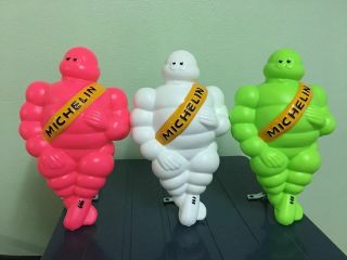 8 " Green Light Michelin Man Doll Figure Bibendum Collect,  Decorate The Truck