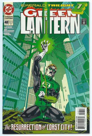 Green Lantern 48 Dc Comics Jan 1994 Nm/mt 9.  8 W 1st App Kyle Rayner Gl Corps