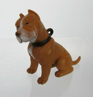Homies Hood Hounds Red Nose Pitbull Charm Figure 1.  5 " Hoodhounds Dog Bully Pit
