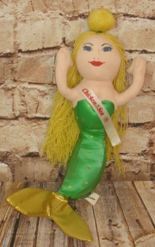 Vintage Cloth Advertising Chicken Of The Sea Tuna Mermaid Doll