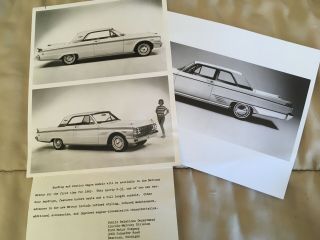 Vintage 1962/63 Mercury Meteor Dealer Promotional Pictures And Letter (a - 236)