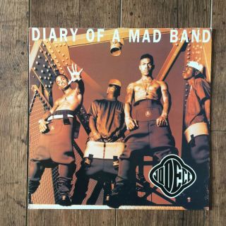 Jodeci ‎– Diary Of A Mad Band Lp.  Uk 1st 1993 Near Mca Records ‎– Mca 1101