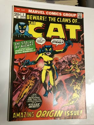 Marvel: Beware The Claws Of The Cat 1 (vg/fn 5.  0) Origin Issue