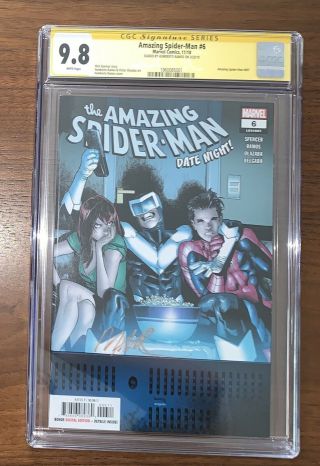 Cgc Ss 9.  8 The Spiderman 6 Signed By Humberto Ramos