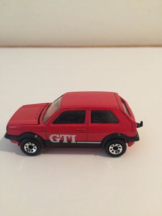 Matchbox - Red Volkswagen Golf Gti - Made In Macau - 1:58 - 1985 - Vintage
