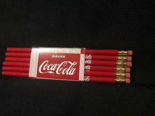 Vintage Coca Cola Dozen Pencils Advertising Pencil