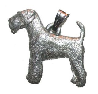 Airedale Terrier Pendant Dog Harris Fine Pewter Made In Usa Jewelry