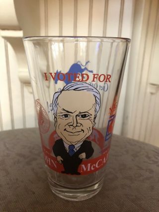 Flying Saucer John Mccain “get Off Your A And Vote“ Beer Mug 2008